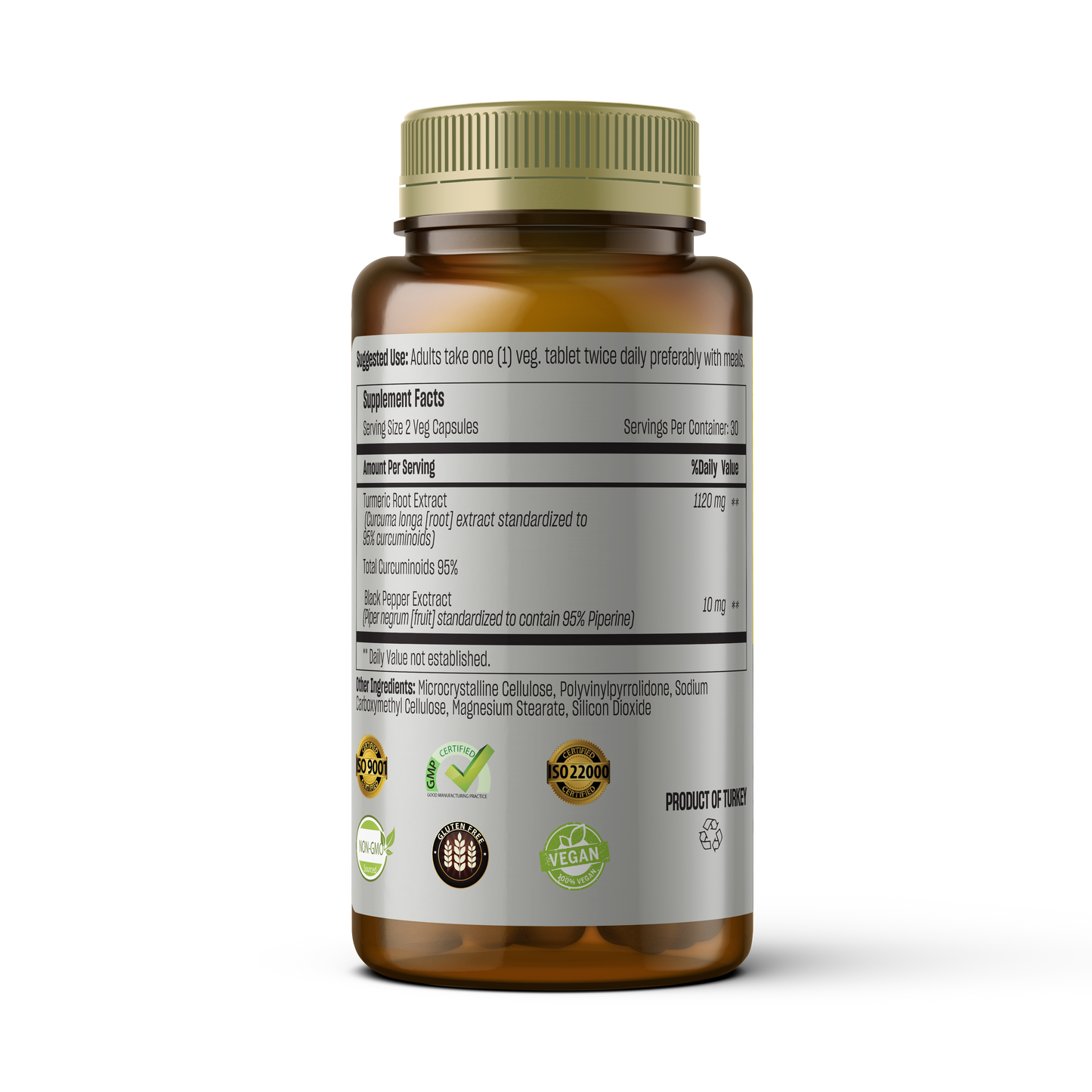 Talya Turmeric Extract Tablets 60 Tablets