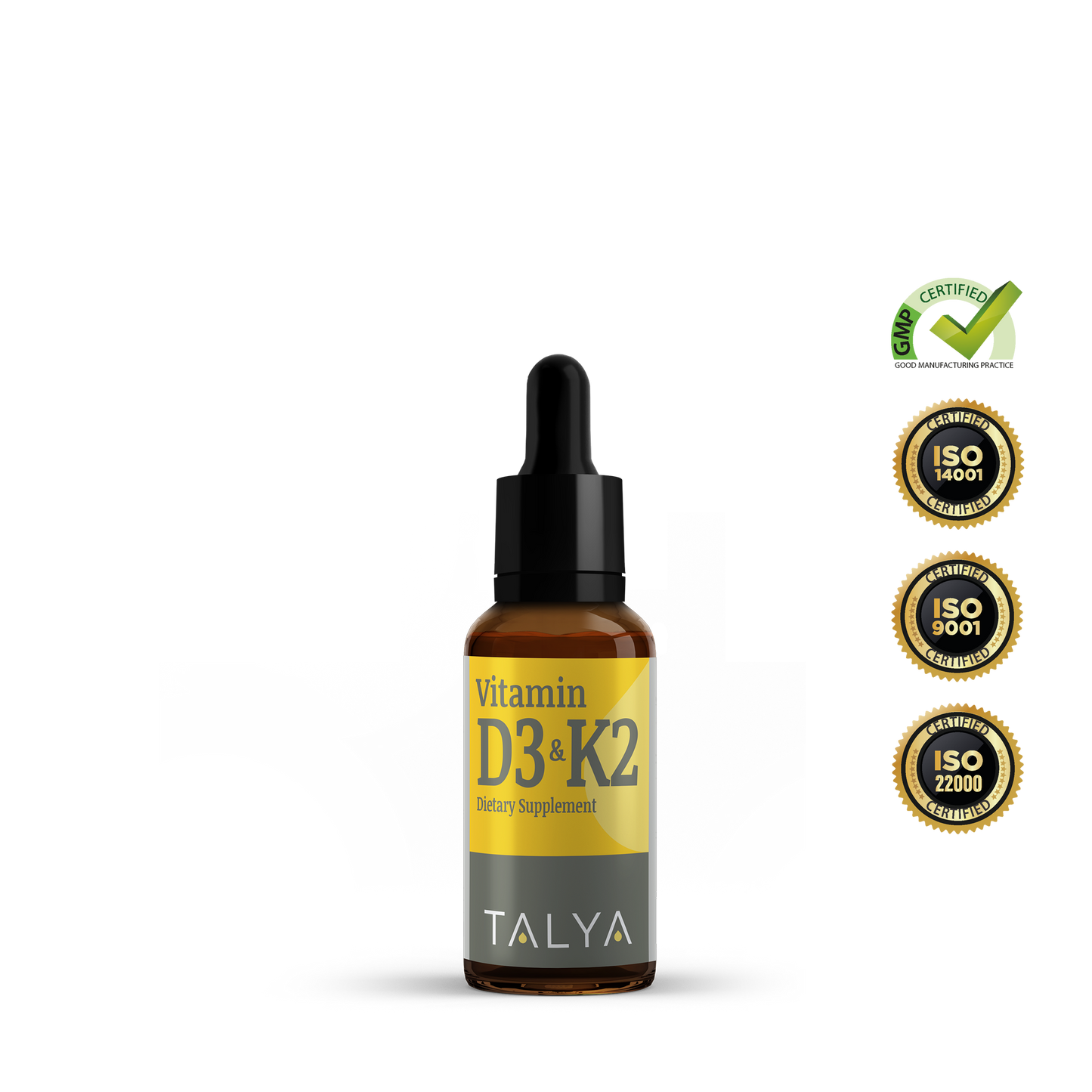 Talya Vitamin D3K2 0.34 Fl Oz