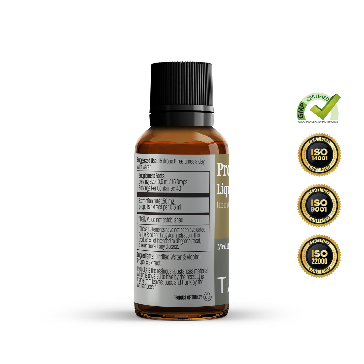 Talya Propolis Liquid Extract 0.67 Fl Oz