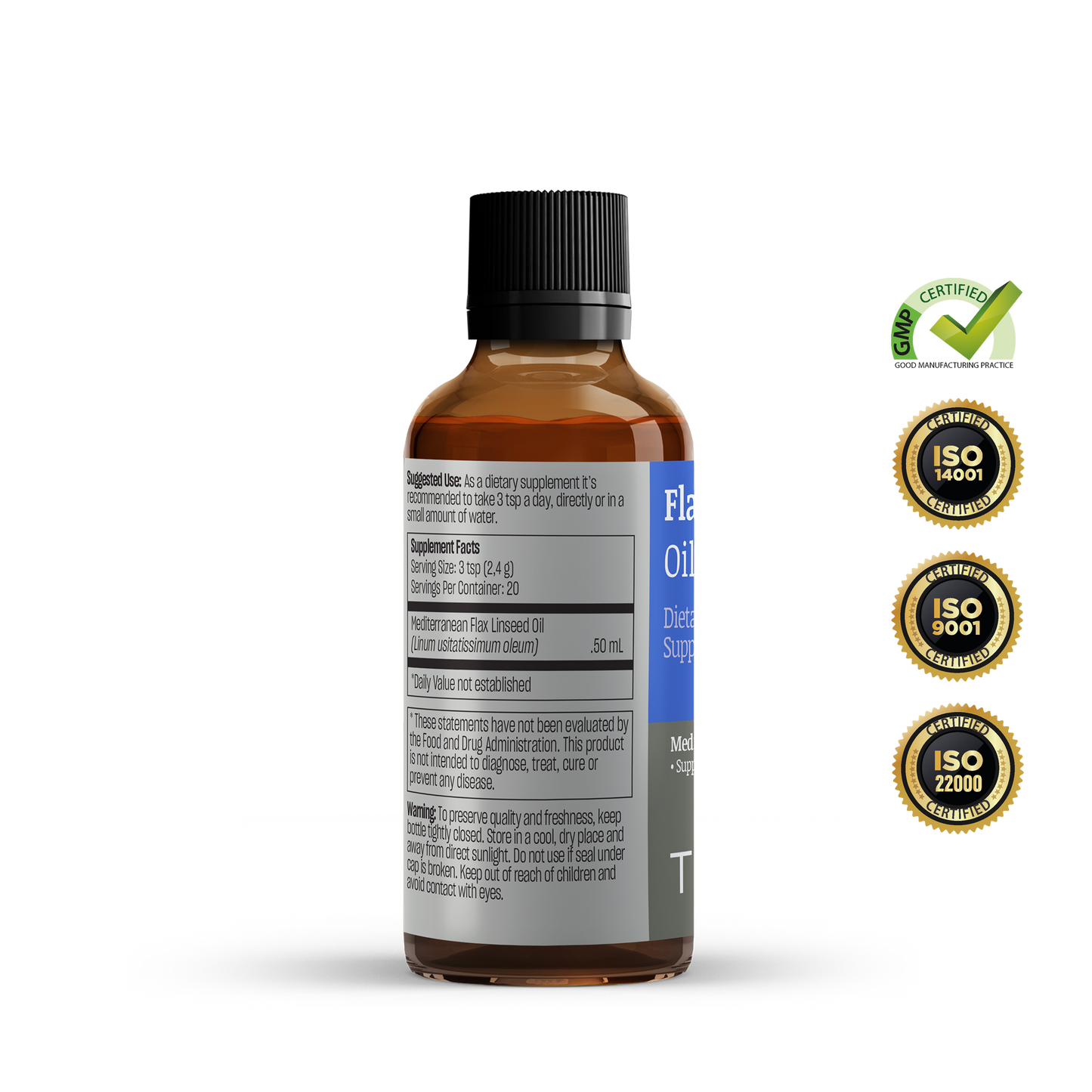 Talya Flax Linseed Oil 1.7 Fl Oz