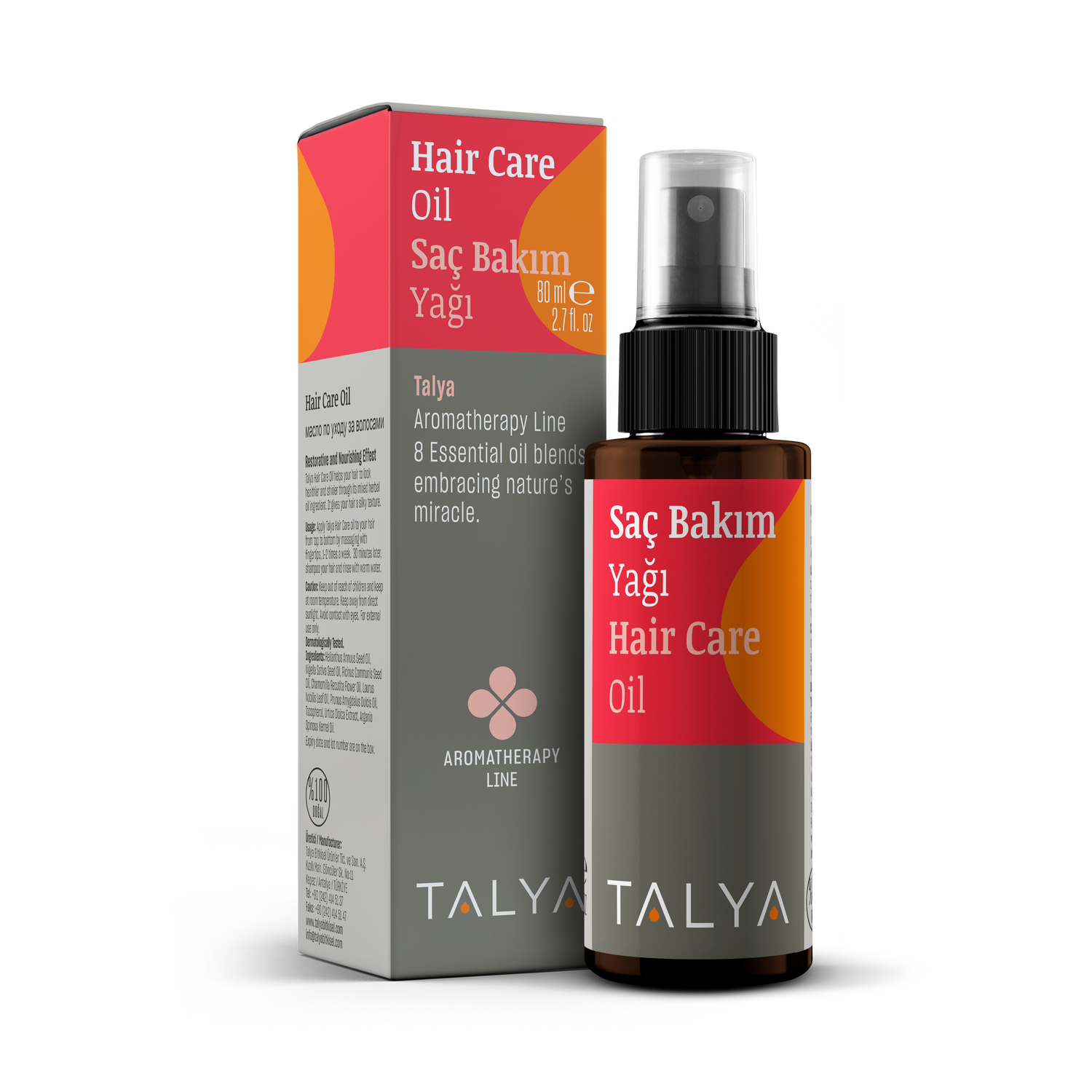 Talya Hair Care Oil 2.7 Fl Oz