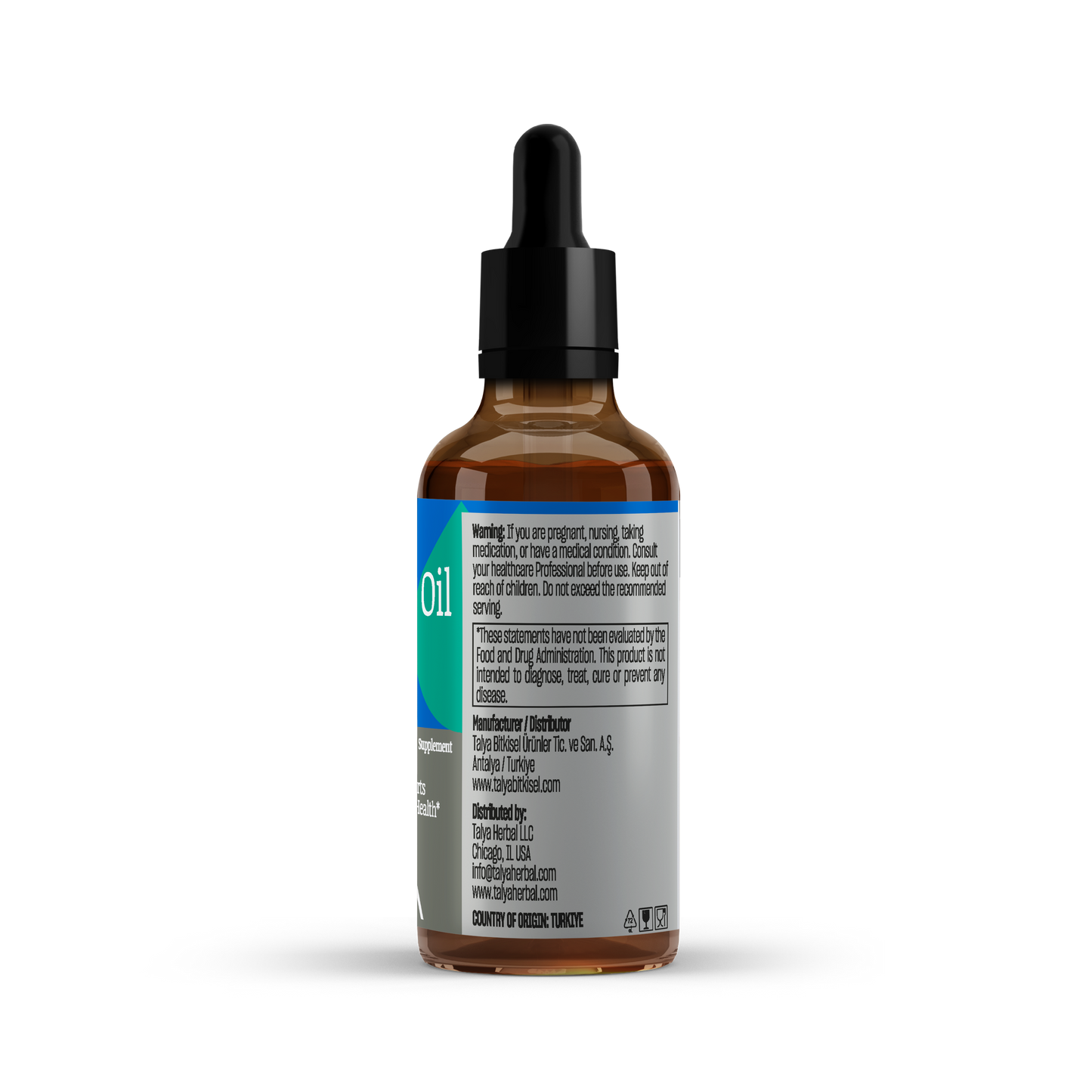 TALYA Black Seed Oil & Oregano Oil Drops 1 fl.oz
