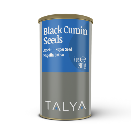 TALYA Black Cumin Seeds - 7 oz (200 g) - Premium Quality Ancient Super Seed (Nigella Sativa)